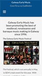 Mobile Screenshot of galwayearlymusic.com